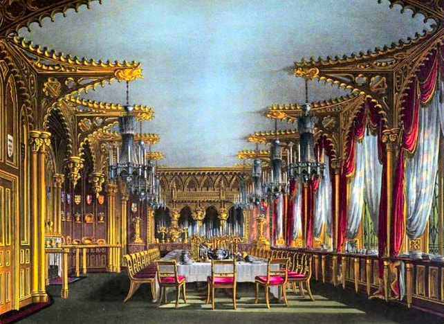 gothic dining room carlton house